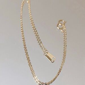 Solid 14K Yellow Gold Diamond Cut Cable Chain
Bracelet